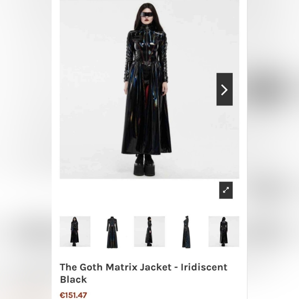 Punk rave Goth jacket